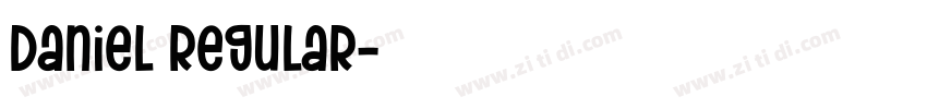 Daniel Regular字体转换 Daniel Regular字体转换